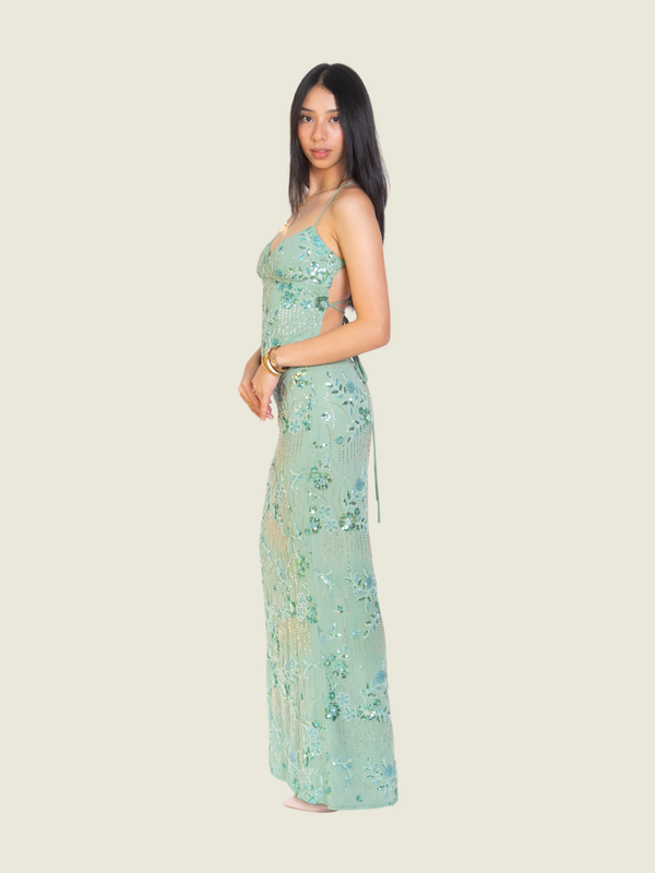 Peppermayo Kamilla Sequin Top and Corinna Sequin Skirt