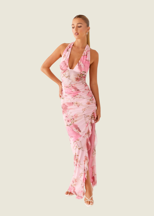 Peppermayo Micca Halter Maxi Dress