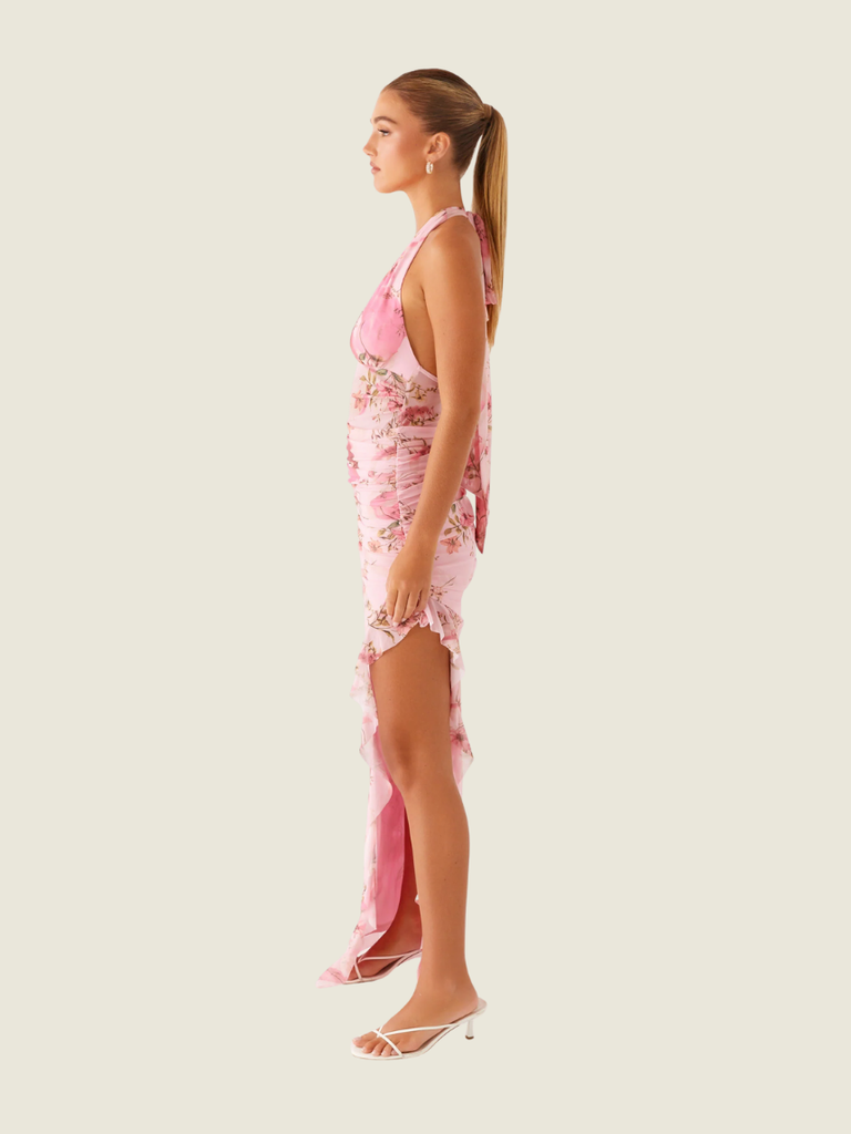 Peppermayo Micca Halter Maxi Dress