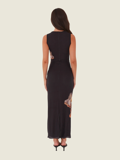 Peppermayo Side Effects Mesh Maxi Dress