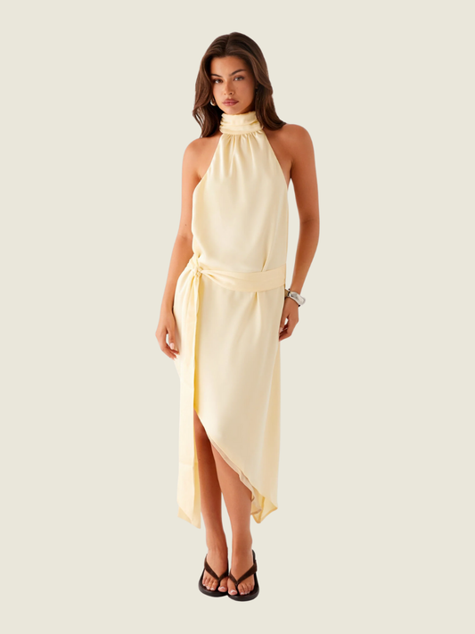Peppermayo Yellow Atlantic Midi Dress