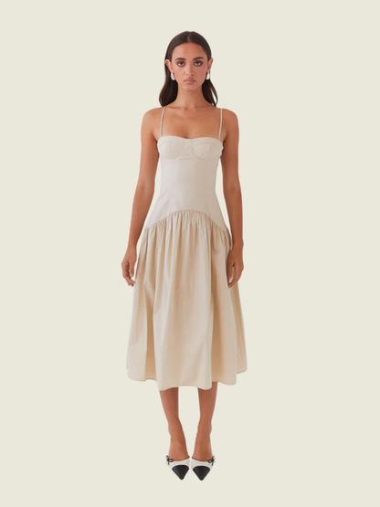 Peppermayo Yvette Corset Midi Dress