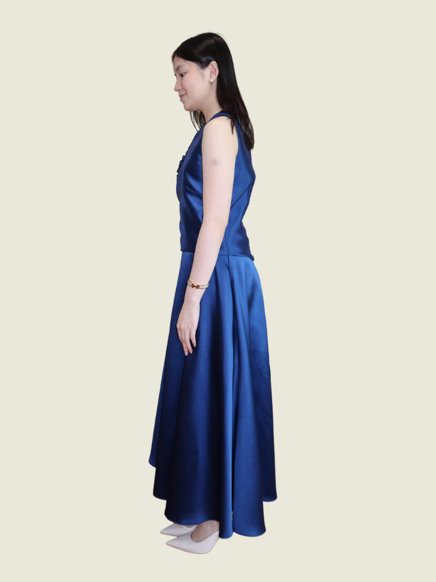 RAF x Debbie Co Navy Blue Two Piece Set