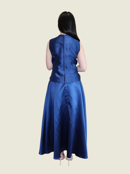 RAF x Debbie Co Navy Blue Two Piece Set