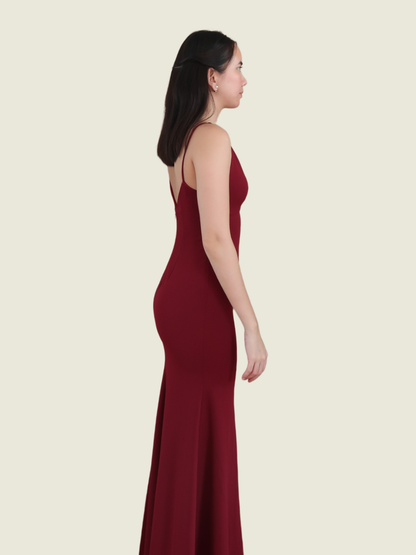 Rajo Laurel Custom Red Gown