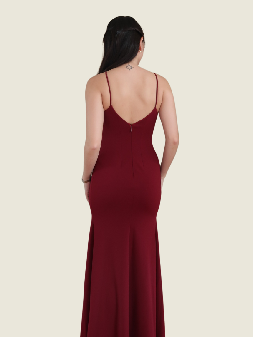 Rajo Laurel Custom Red Gown