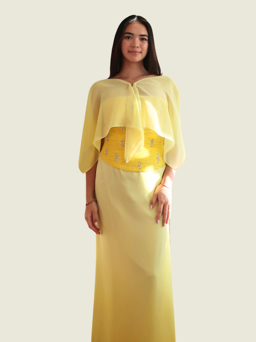 Rajo Laurel Custom Yellow Gown