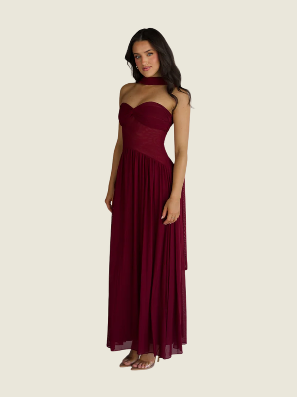 bardot launa sequin strapless maxi dress Bardot