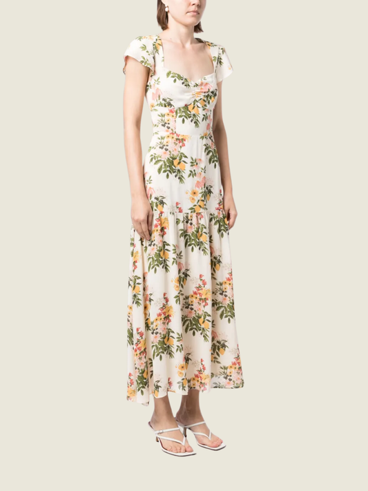 Reformation Floral Myah Dress