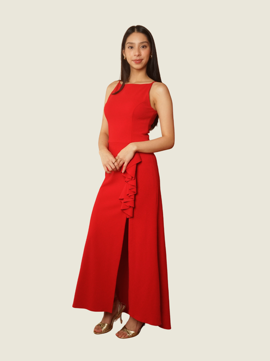 Rosanna Ocampo Red Gown