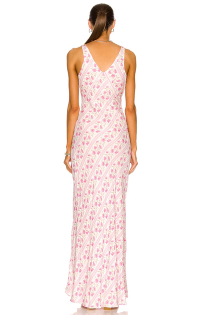 Love Shack Fancy Illana Floral Slip Dress