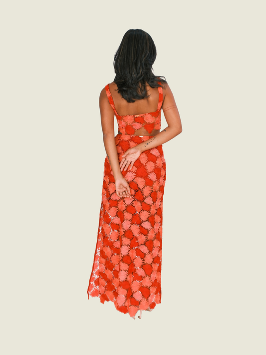 Sea Salt Heather Top and Azalea Skirt