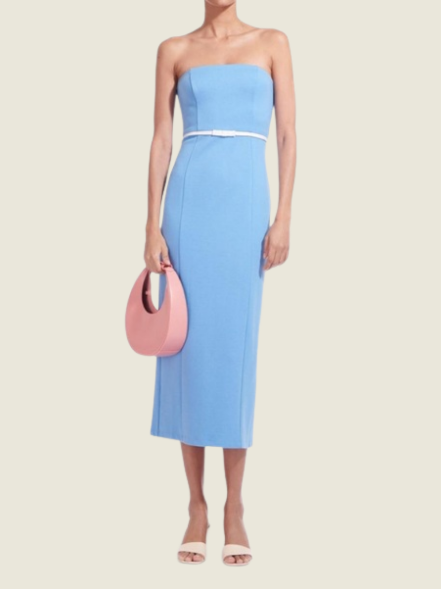 Staud Honeydew Midi Dress