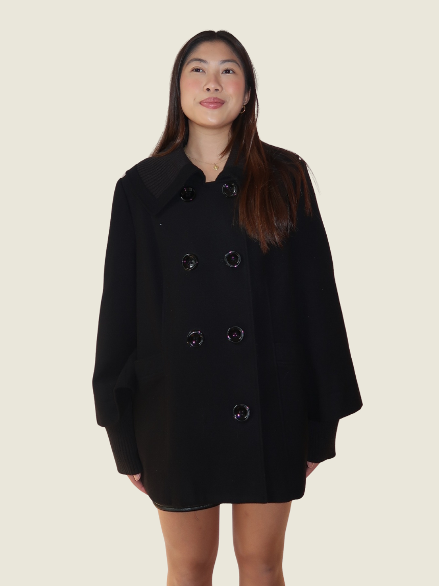 Style&Co Black Coat