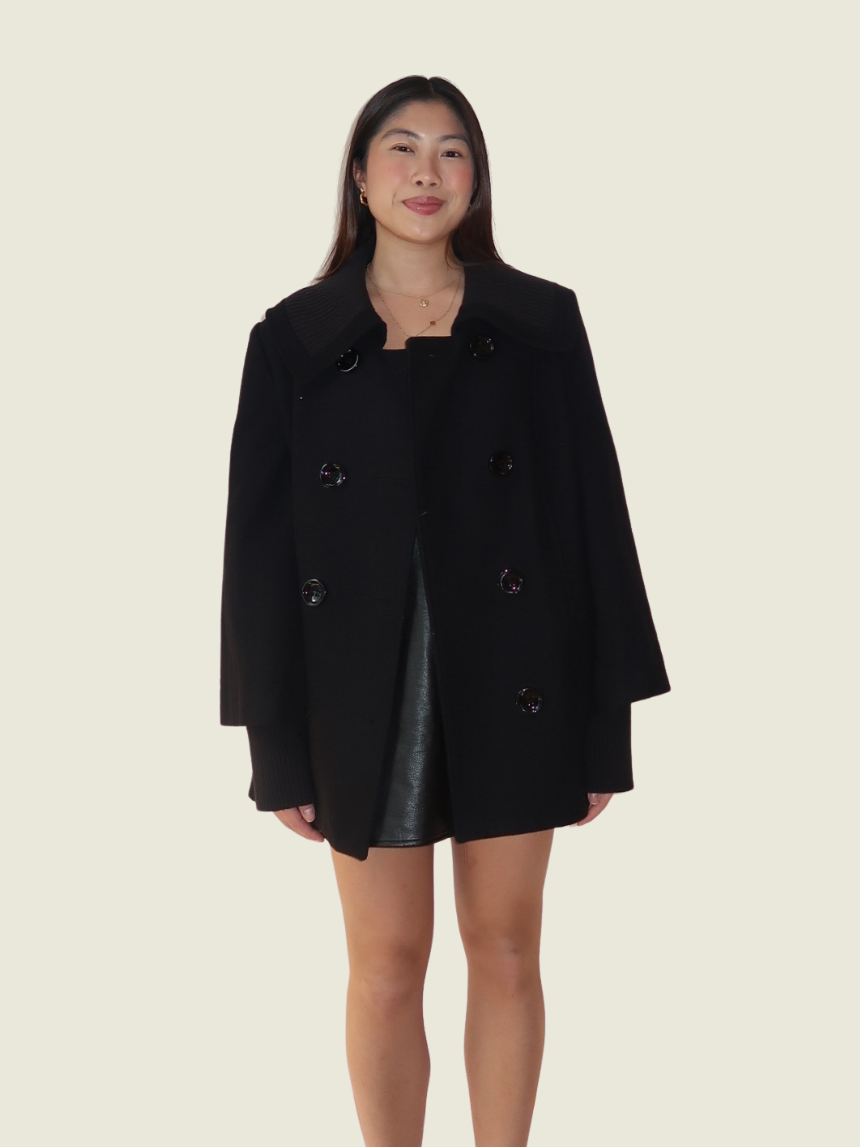 Style&Co Black Coat