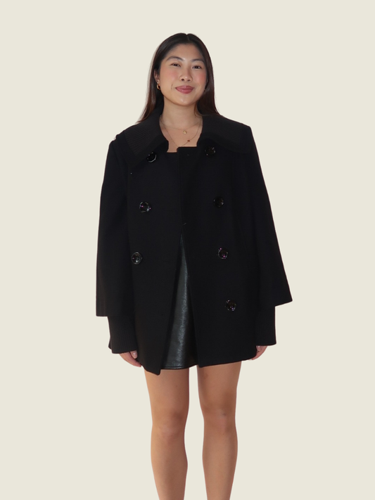 Style&Co Black Coat