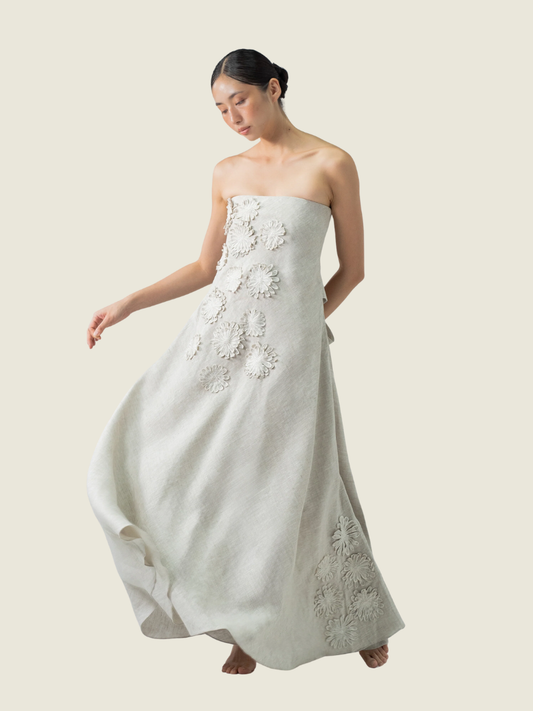 Trude Lizares Oat Therese Maxi Dress