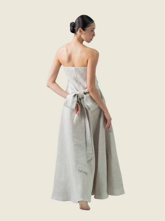 Trude Lizares Oat Therese Maxi Dress