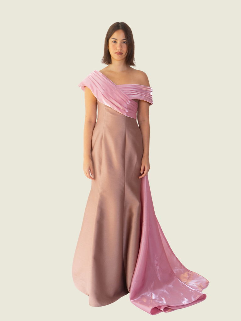 Ushi Sato Custom Off Shoulder Gown