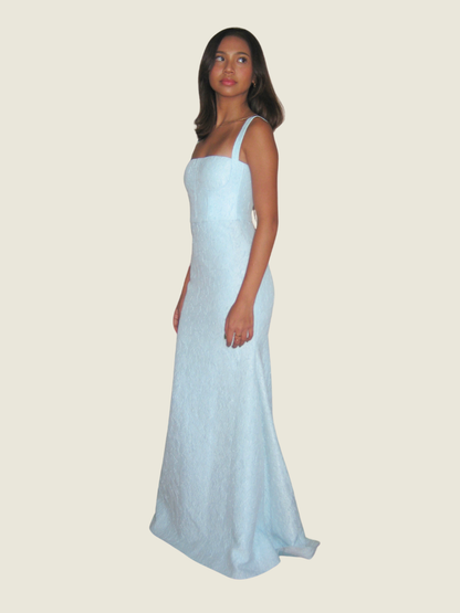 Vania Romoff Custom Mint Green Gown