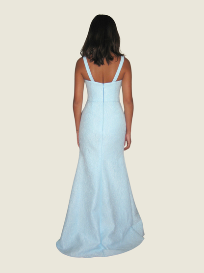 Vania Romoff Custom Mint Green Gown