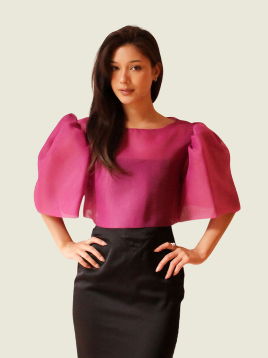 Vania Romoff Fuscia Camisa Top