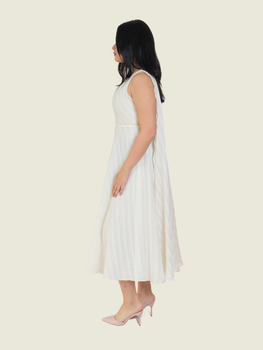 Vania Romoff Ivory Leanne Dress