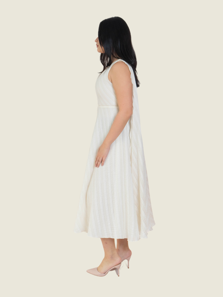 Vania Romoff Ivory Leanne Dress