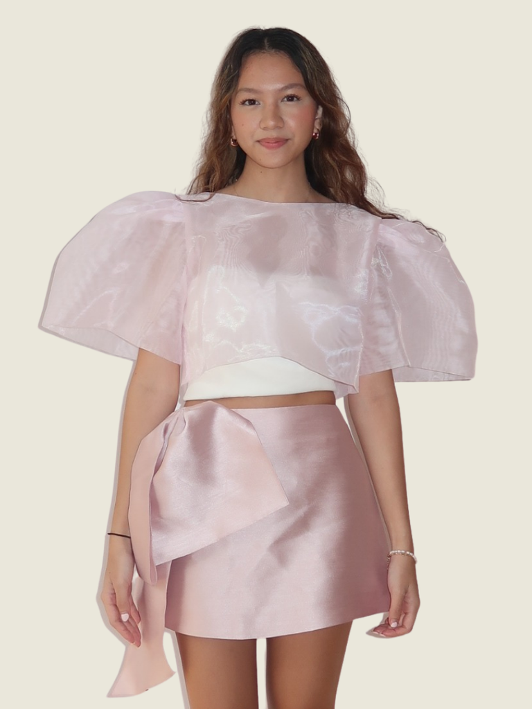 Vania Romoff Pale Pink Camisa Top