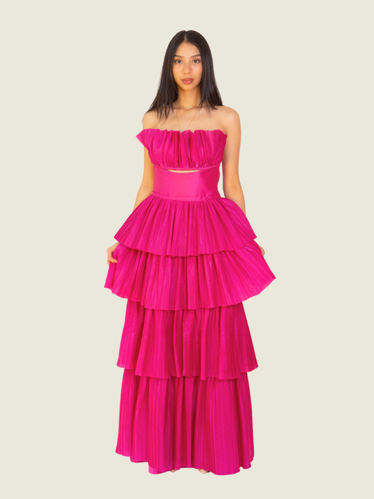 Vee Tan Custom Tiered Gown