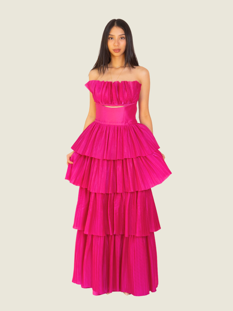 Vee Tan Custom Tiered Gown