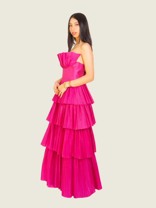Vee Tan Custom Tiered Gown