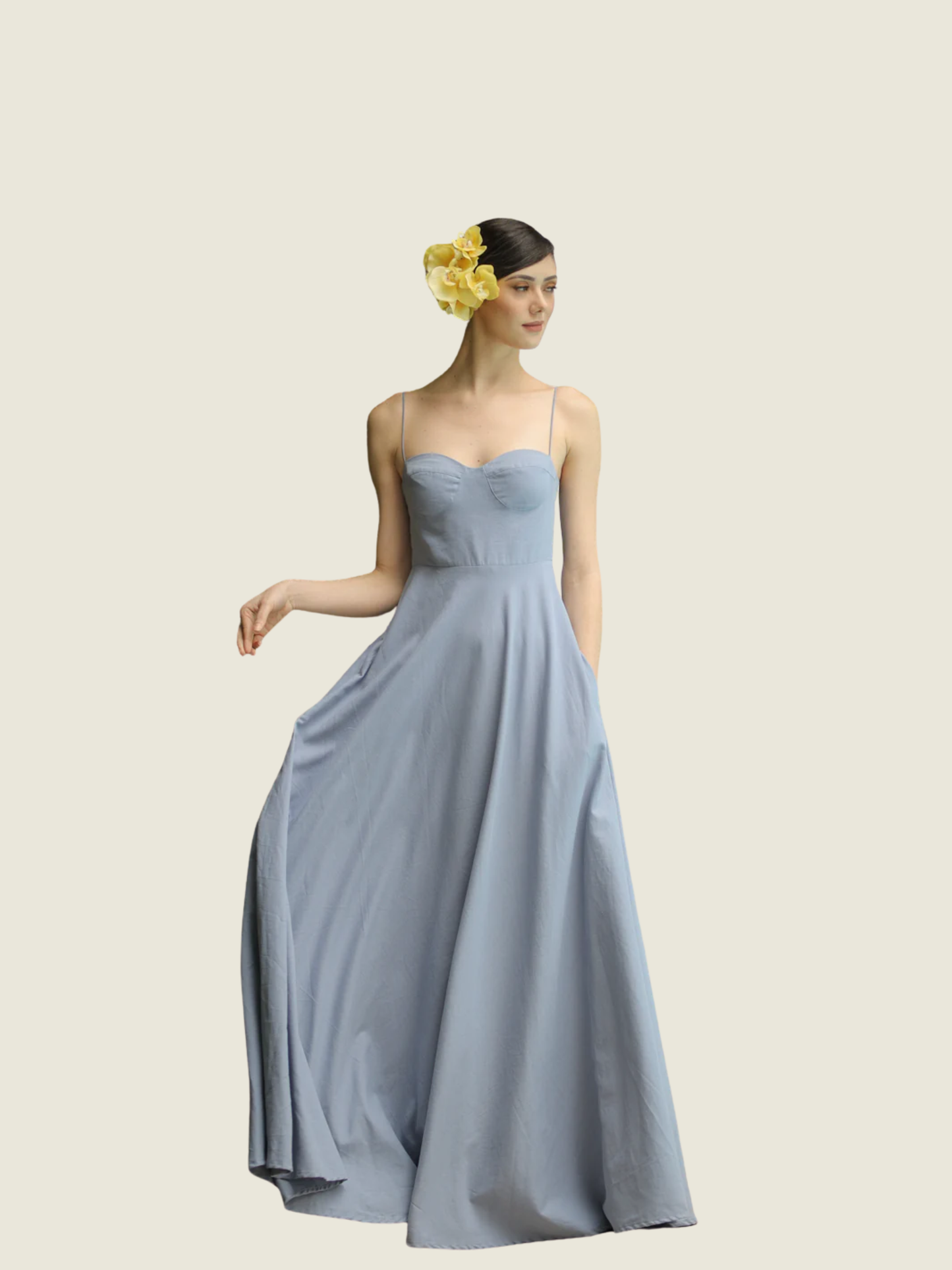 ZOO the Label Blue Mariposa Maxi Dress
