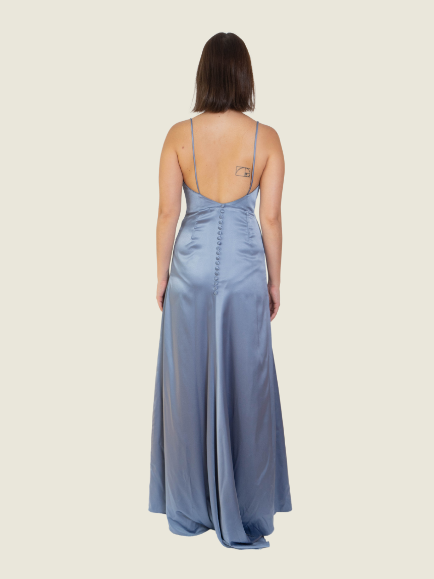 ZOO the Label Blue Mariposa Maxi Dress