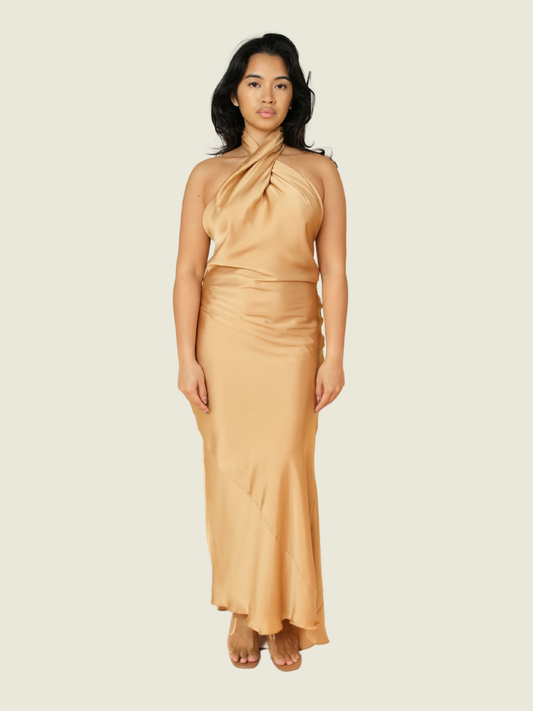 ZOO the Label Vittoria Twist Silk Maxi