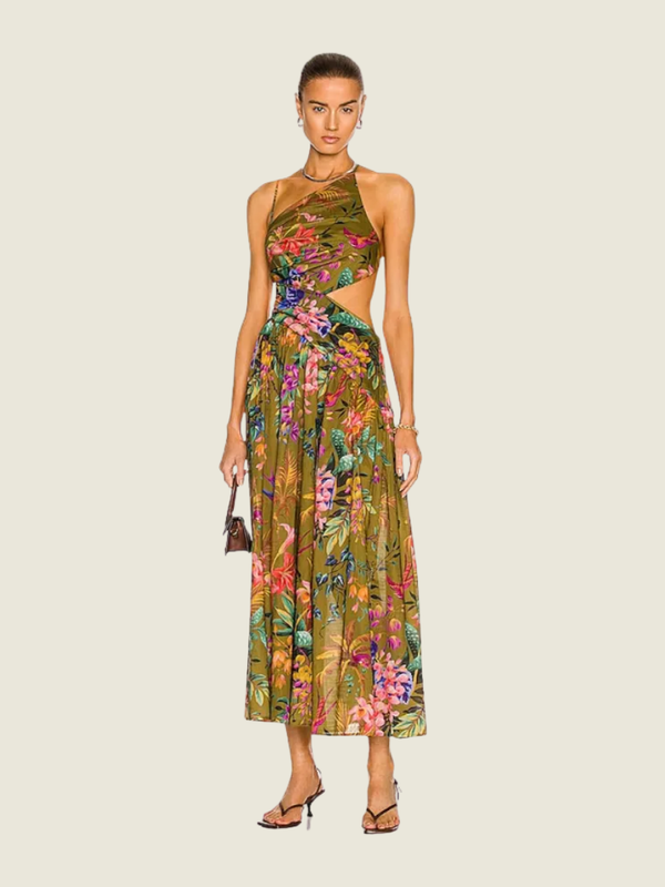 Zimmermann Tropicana Asymmetric Dress