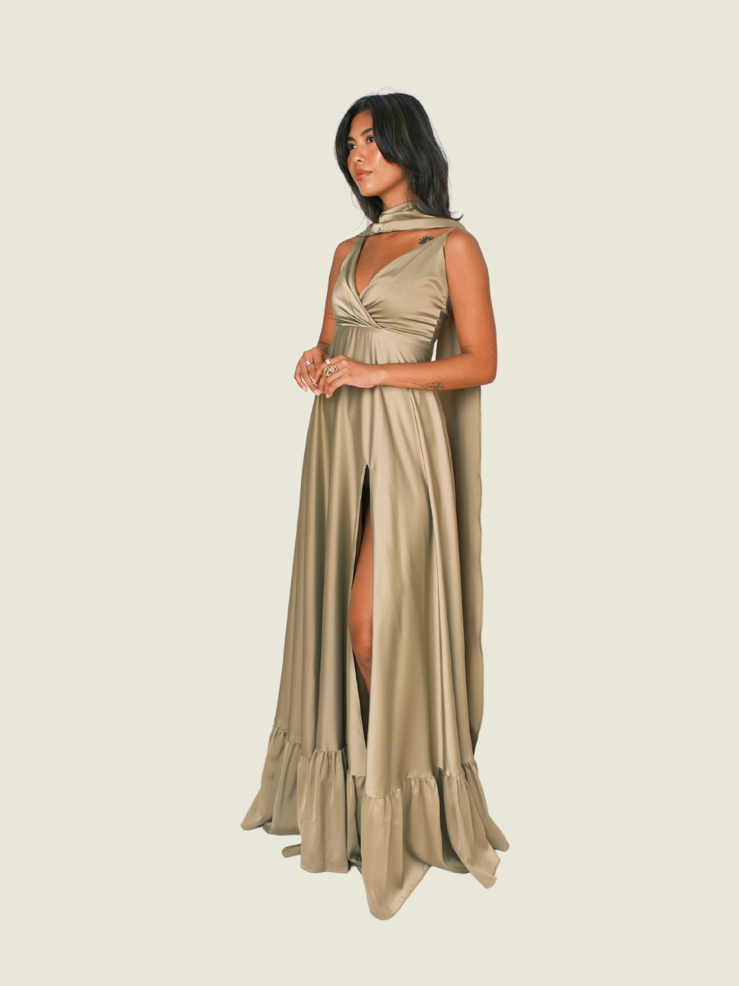 Zoo the Label Olive Gown Maxi
