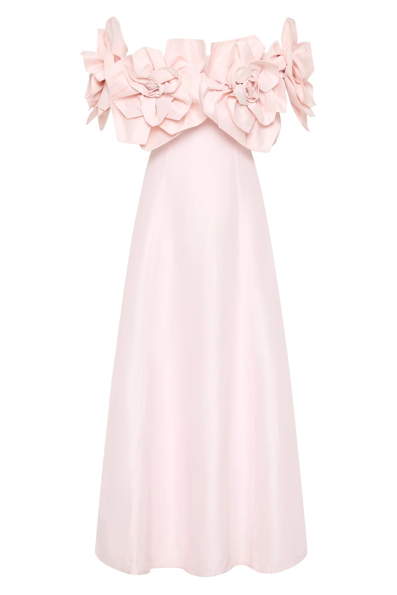 Aje Etta Floral Midi Dress in Light Pink