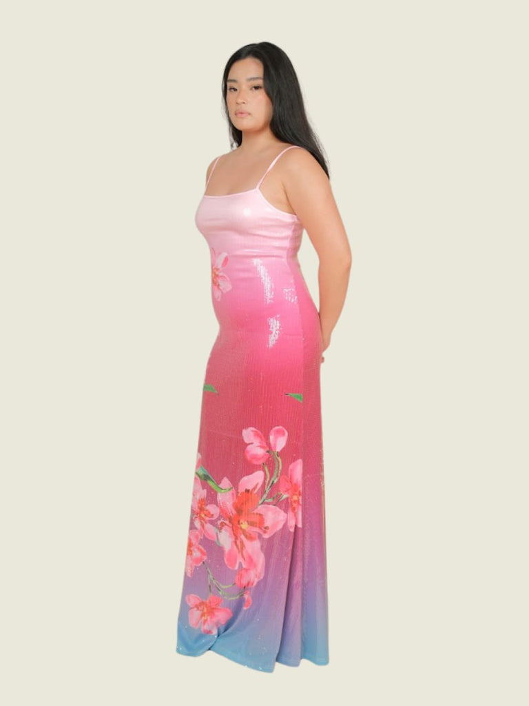 Peppermayo Ariaz Sequin Maxi Dress